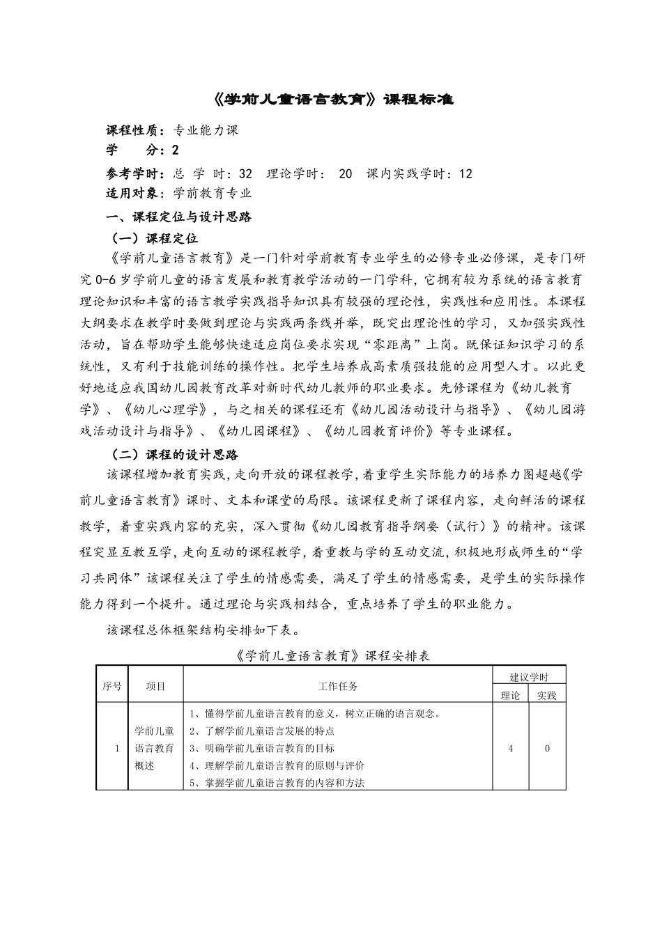 学前儿童语言教育课程标准_第1页