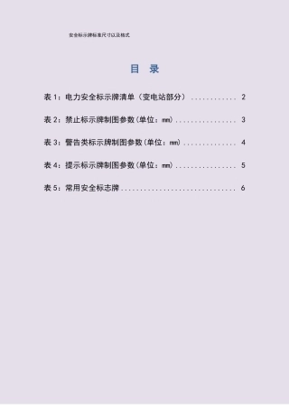 安全标示牌最新版标准包括式样尺寸颜色规格