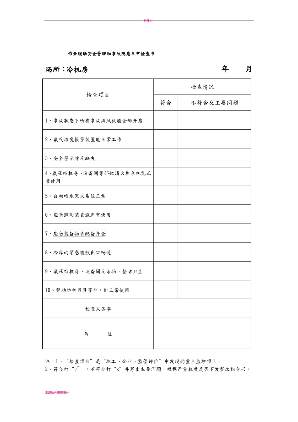 安全生产事故隐患排查表_第2页