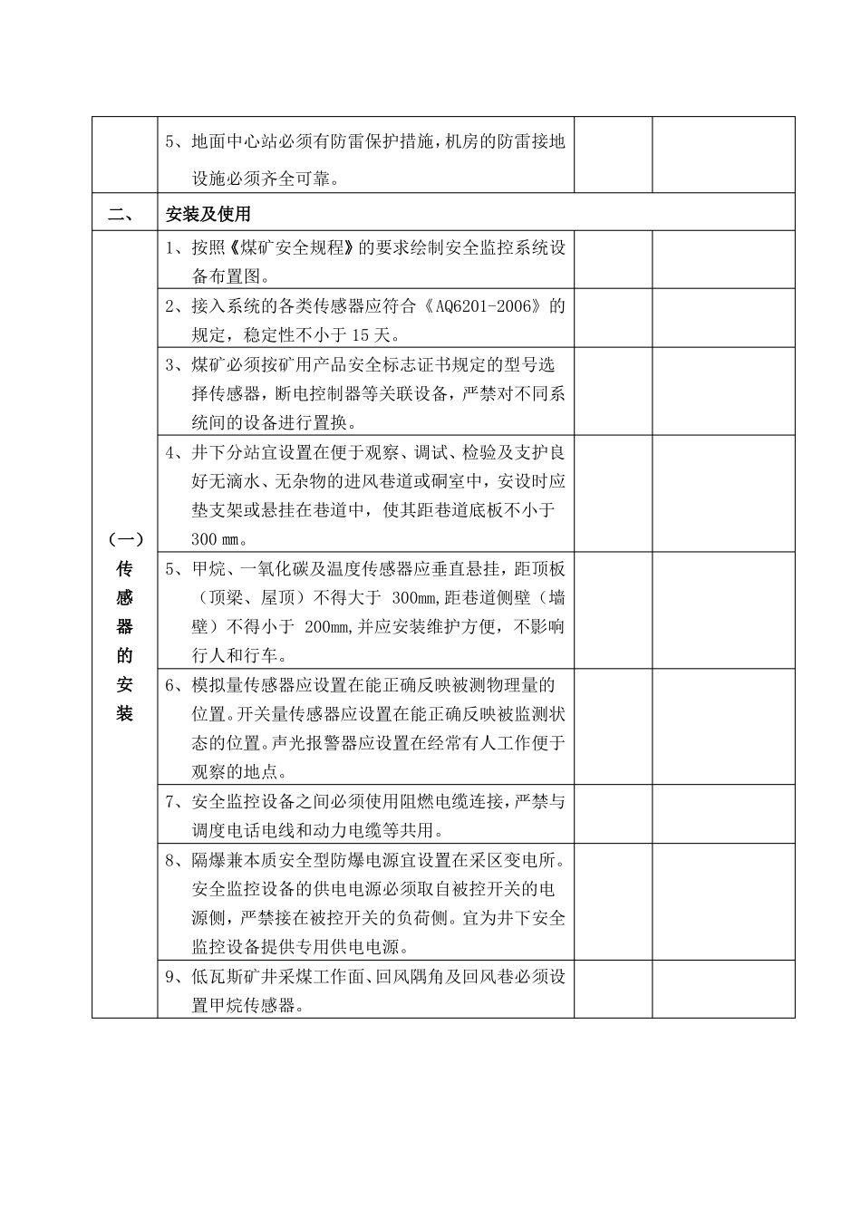 安全监控系统验收表_第2页