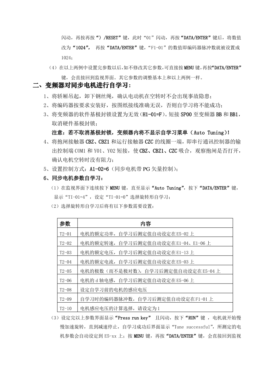 安川VARISPEEDG7参数调试说明_第2页