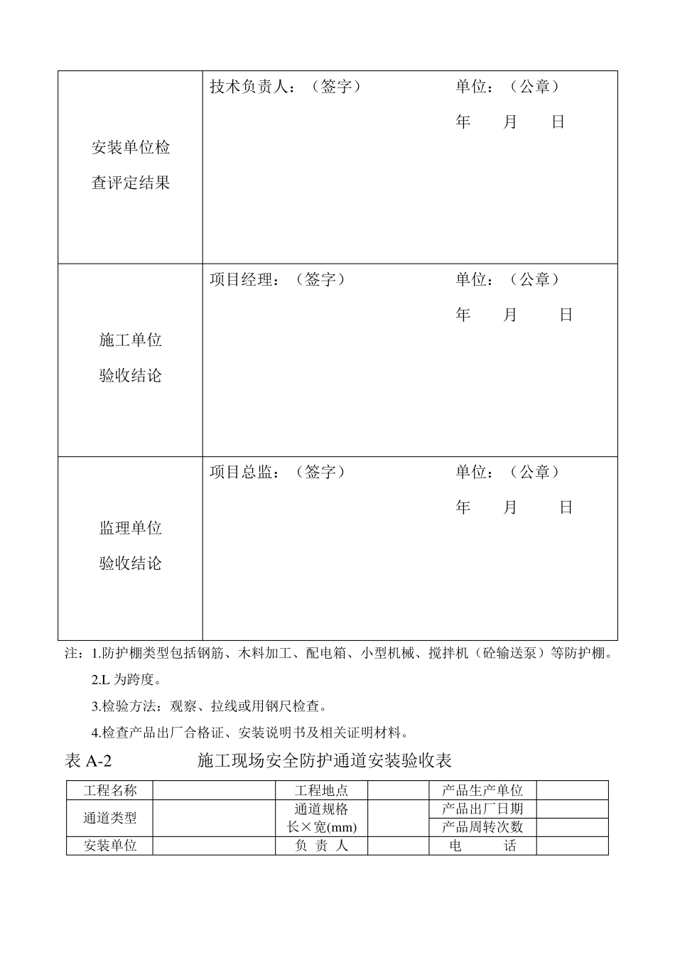 完整版安全防护设施验收表_第2页