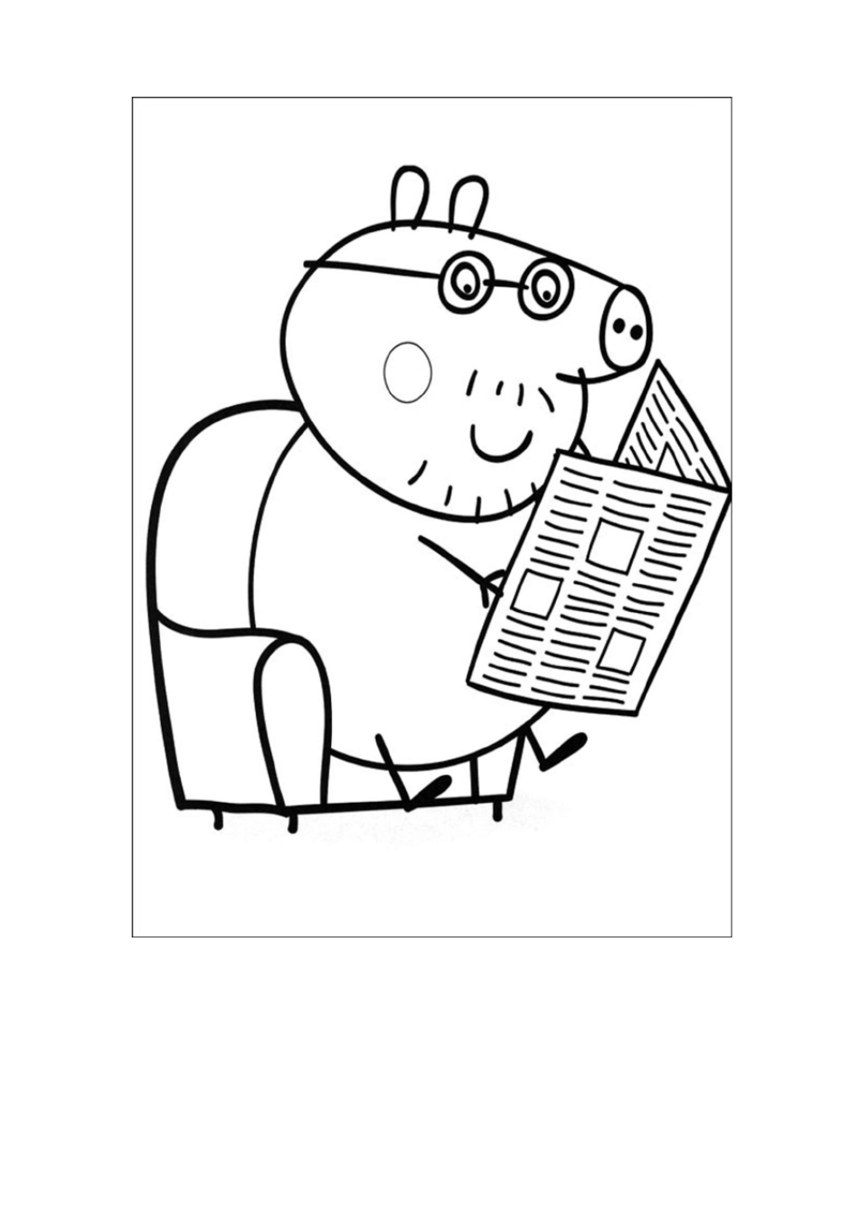 完整版幼儿小猪佩奇涂色_第3页