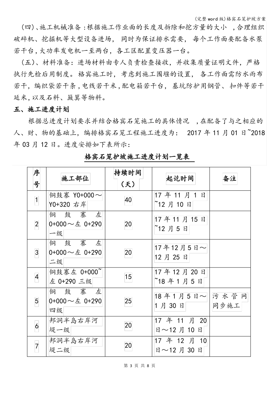 完整版格宾石笼护坡方案_第3页
