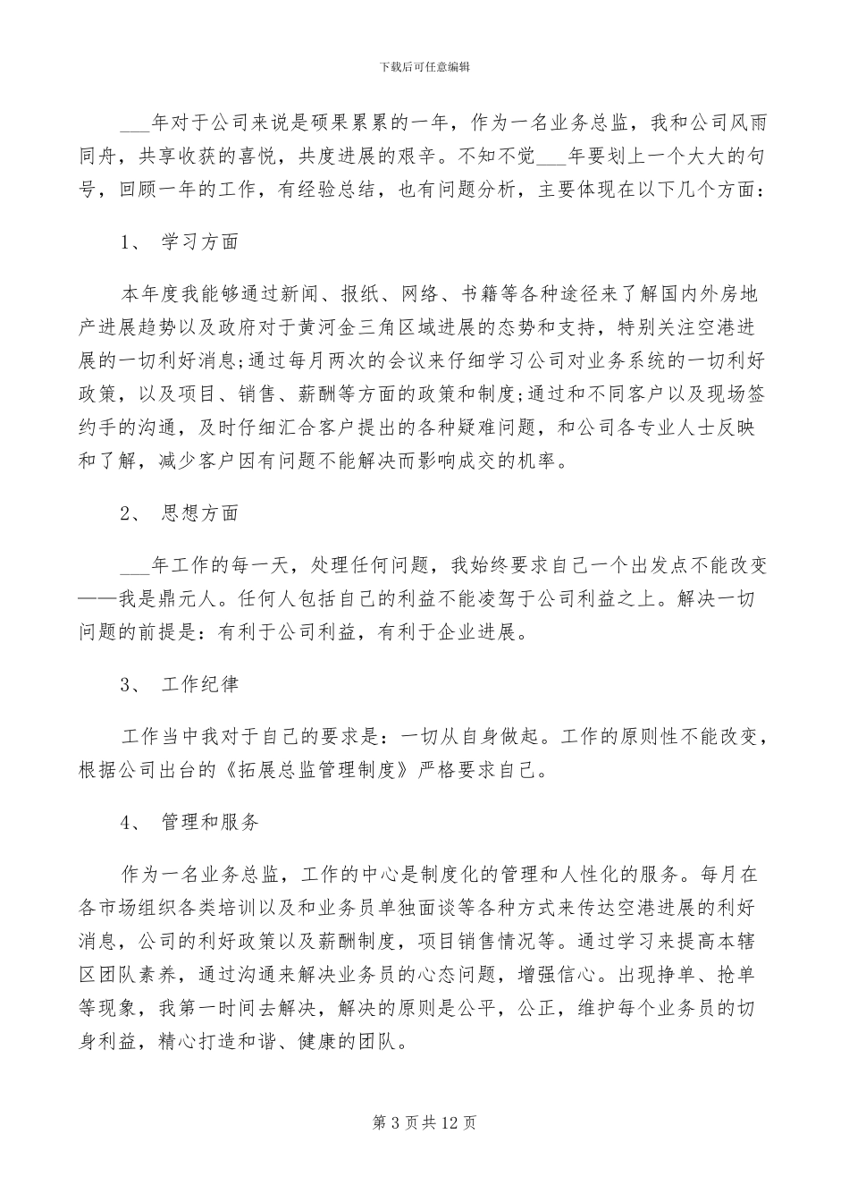 2024年销售总监个人年终总结_第3页