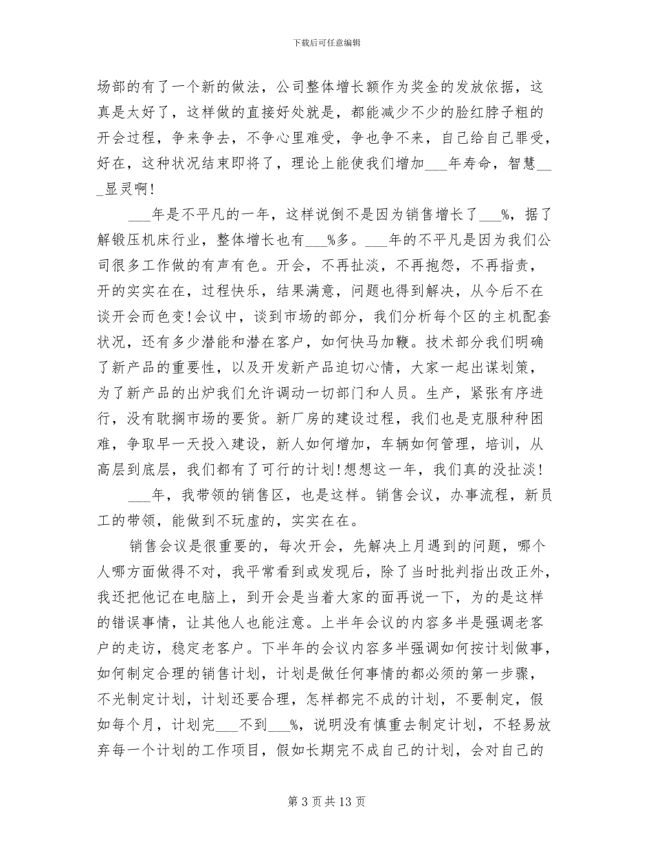 2024年销售总监年终工作总结_第3页