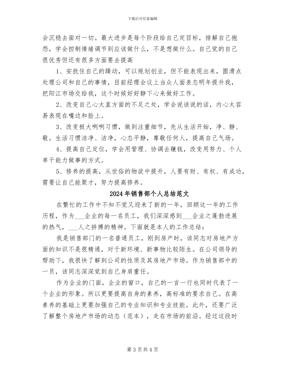 2024年销售部个人总结_第3页