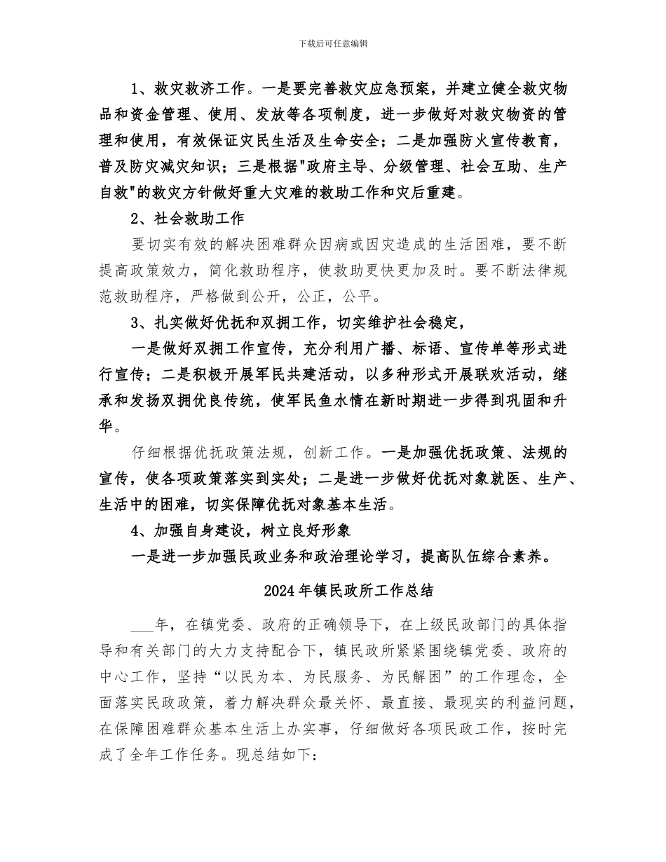 2024年镇民政工作站总结_第3页