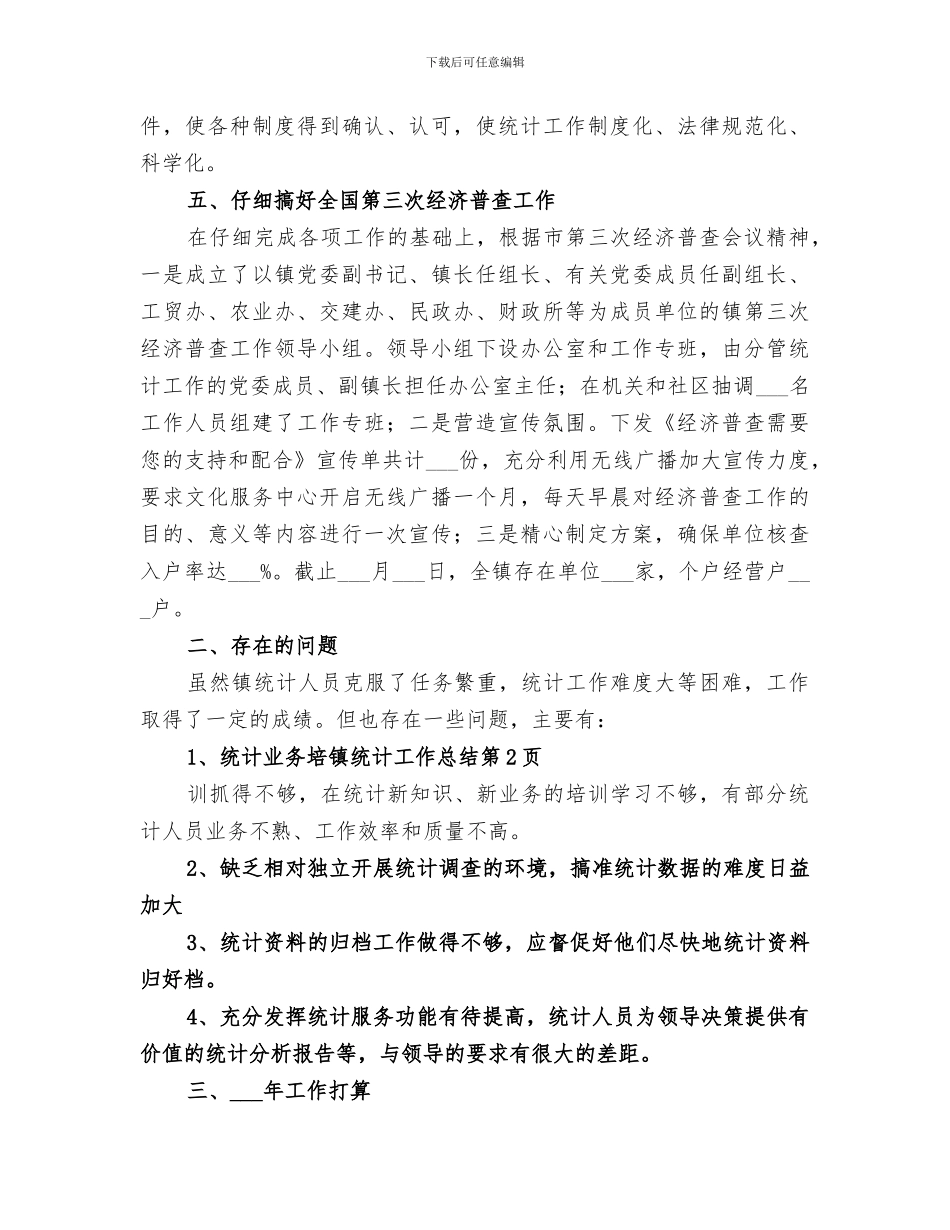 2024年镇统计工作总结_第3页