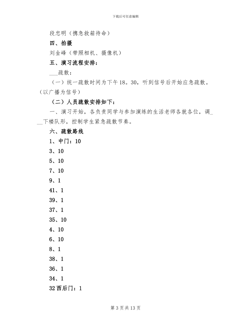 2024年防火灾演练活动总结_第3页