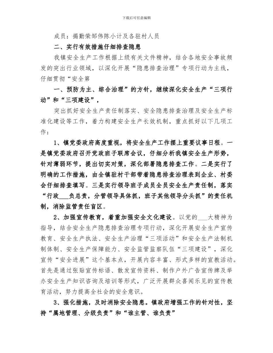 2024年隐患排查总结范本_第3页