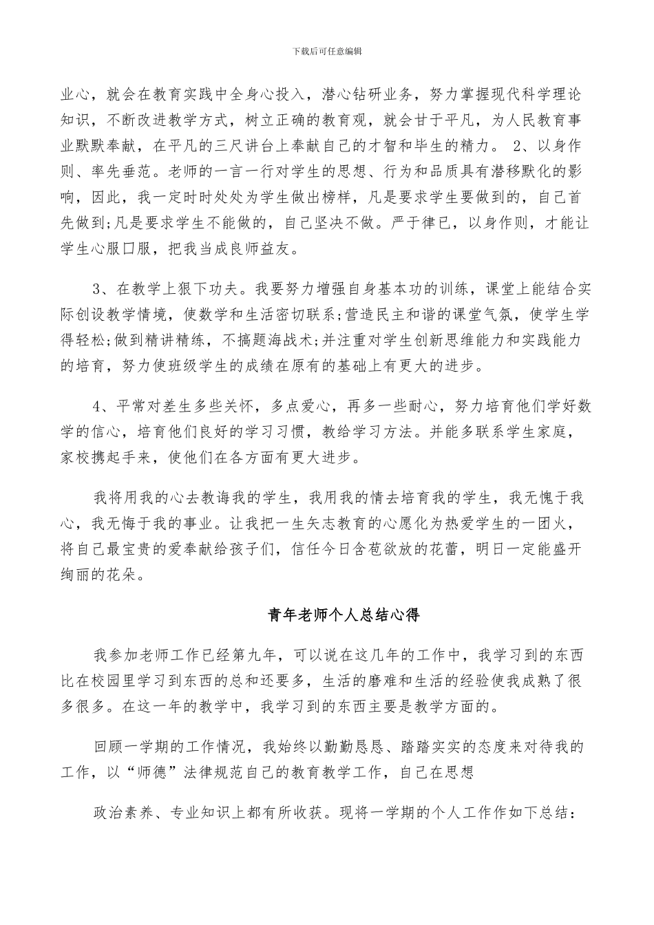 2024年青年教师个人总结_第2页