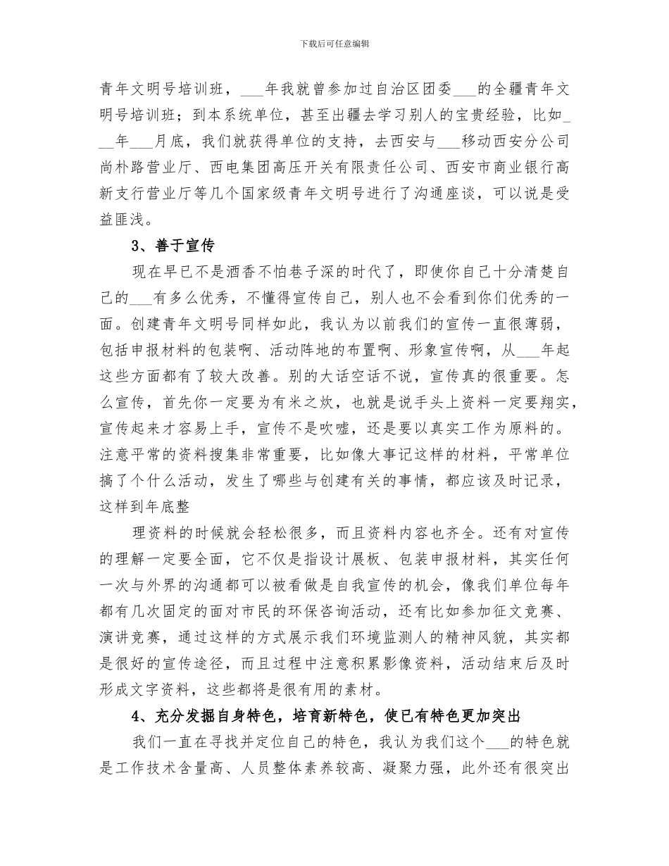 2024年青年文明号经验总结_第3页