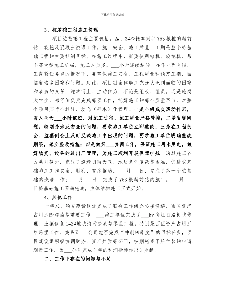 2024年项目建设组年度工作总结_第2页