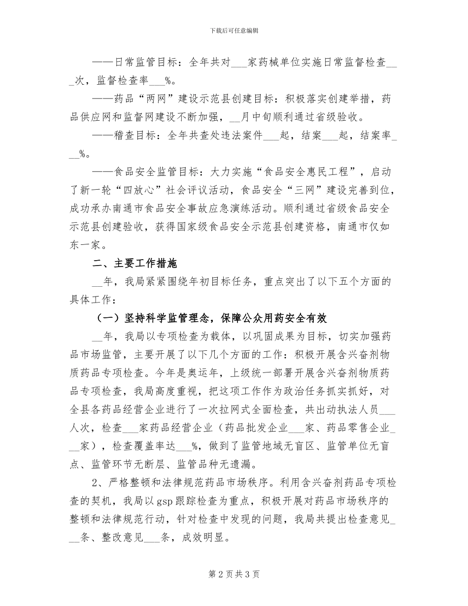 2024年食品安全监督个人总结_第2页