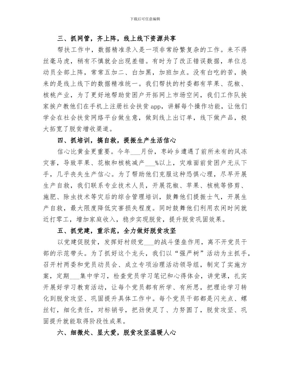 2024年驻村工作队典型总结材料_第3页