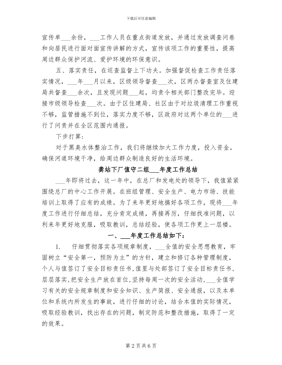 2024年黑臭水体整治工作总结_第2页