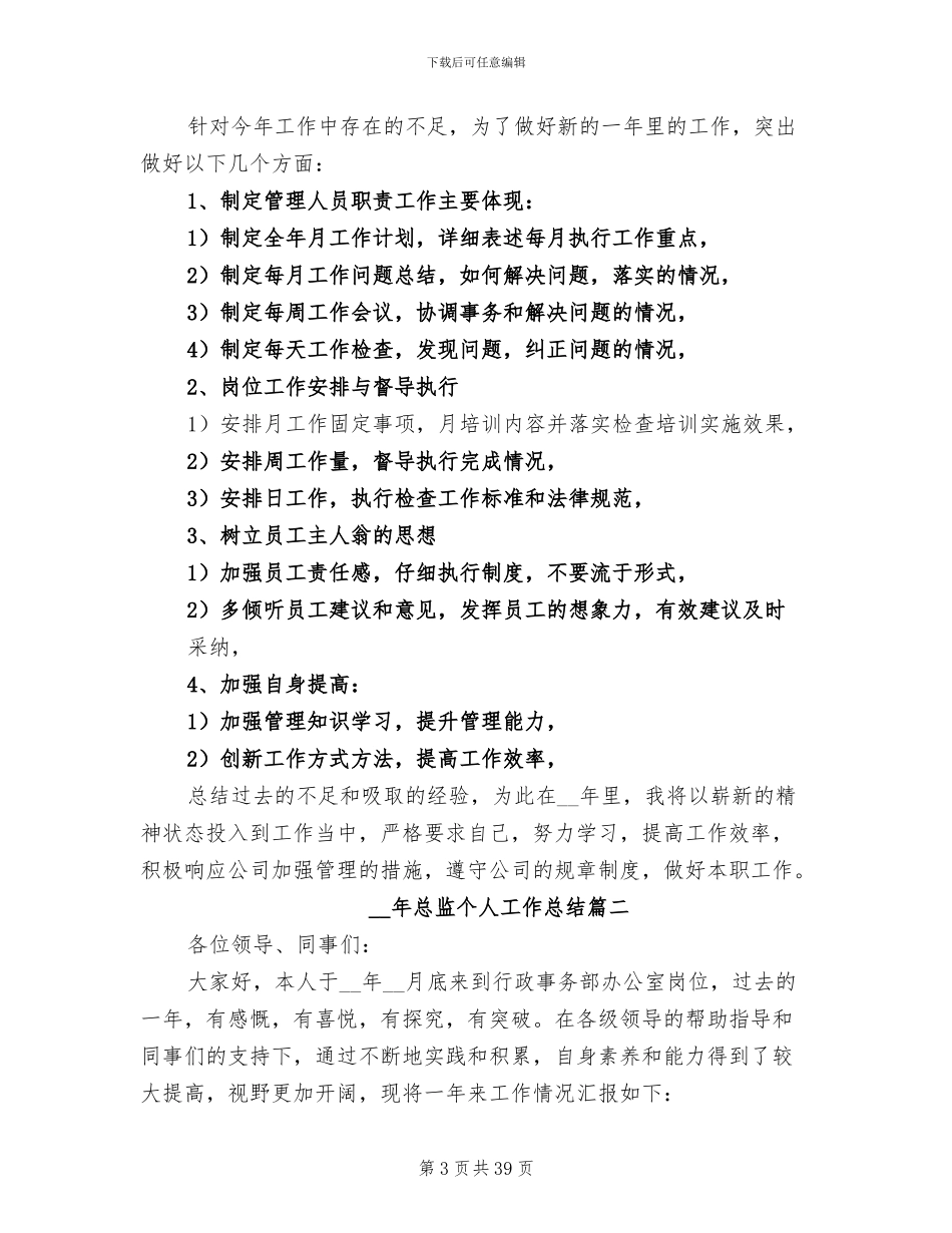 2024总监个人工作总结_第3页