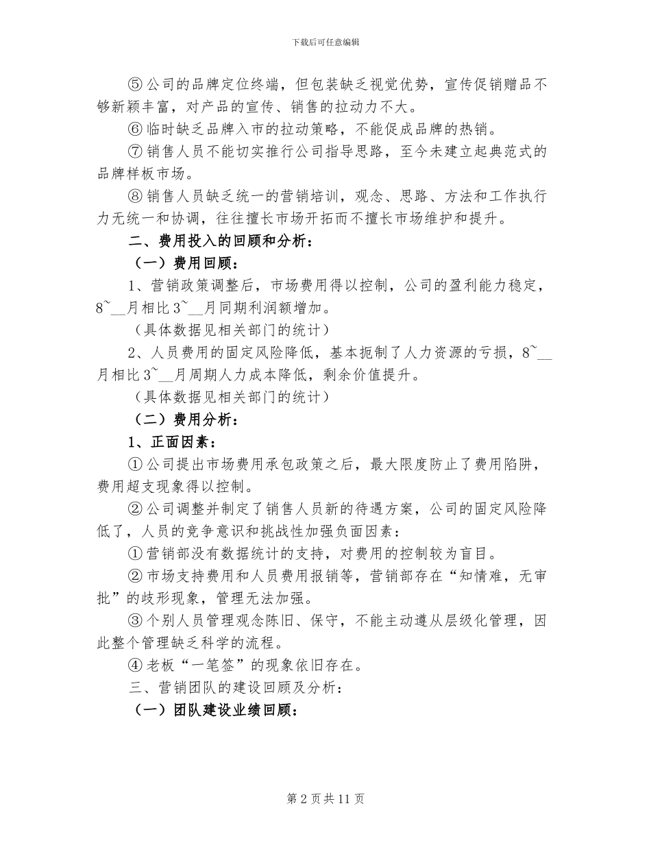 2024总监销售工作总结_第2页