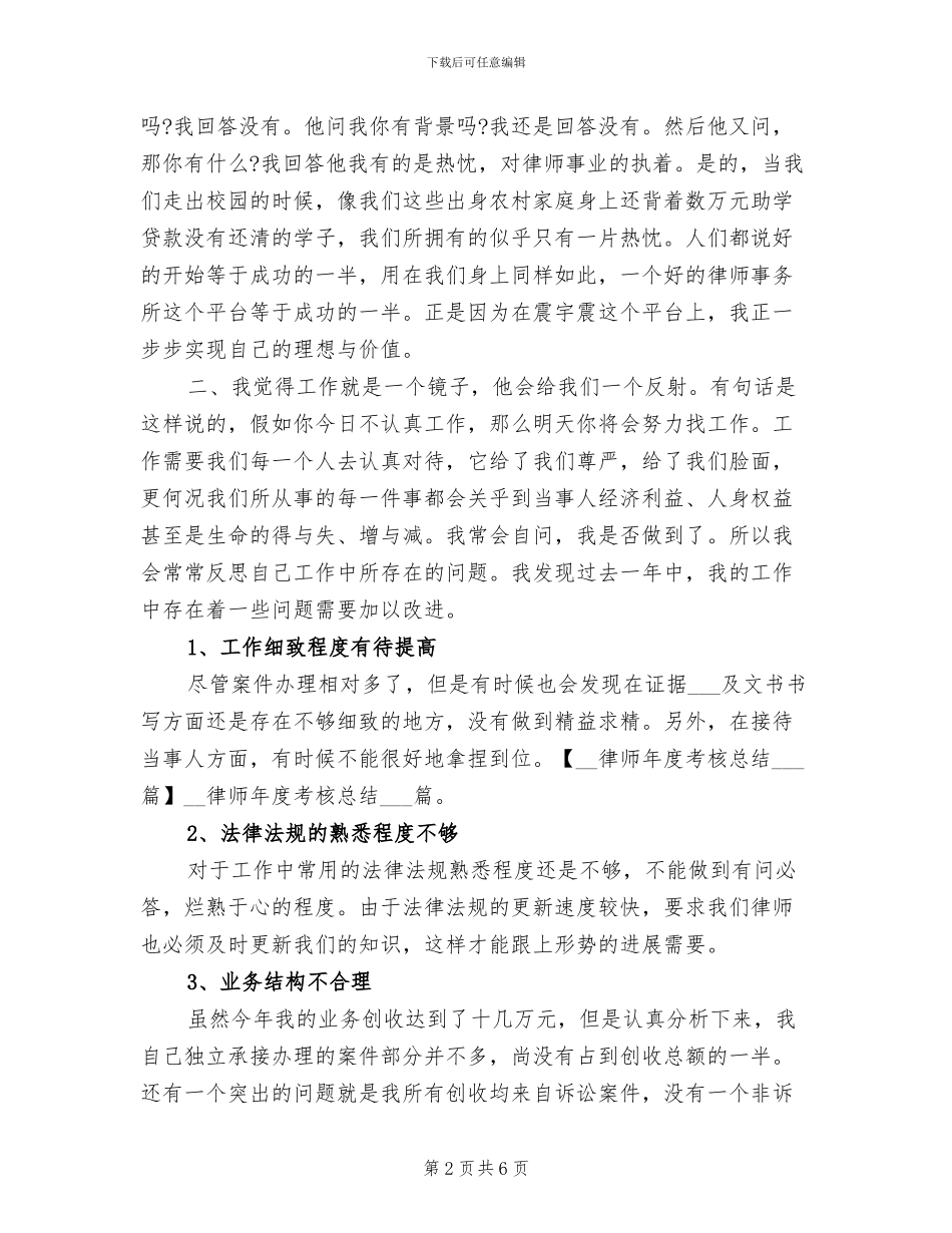 2024执业律师年底总结_第2页