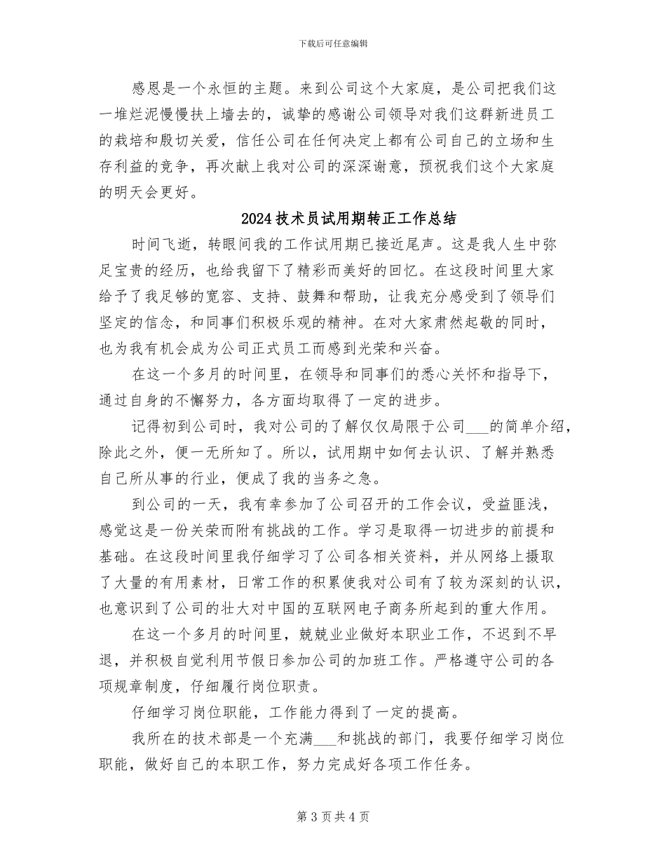2024技术员试用期工作总结范文_第3页