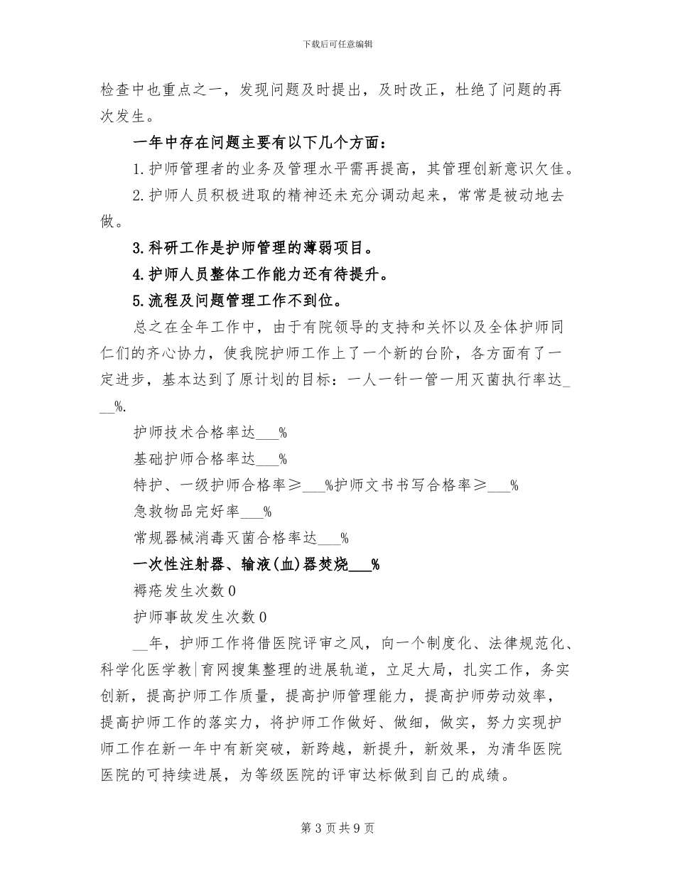 2024护师年终总结_第3页