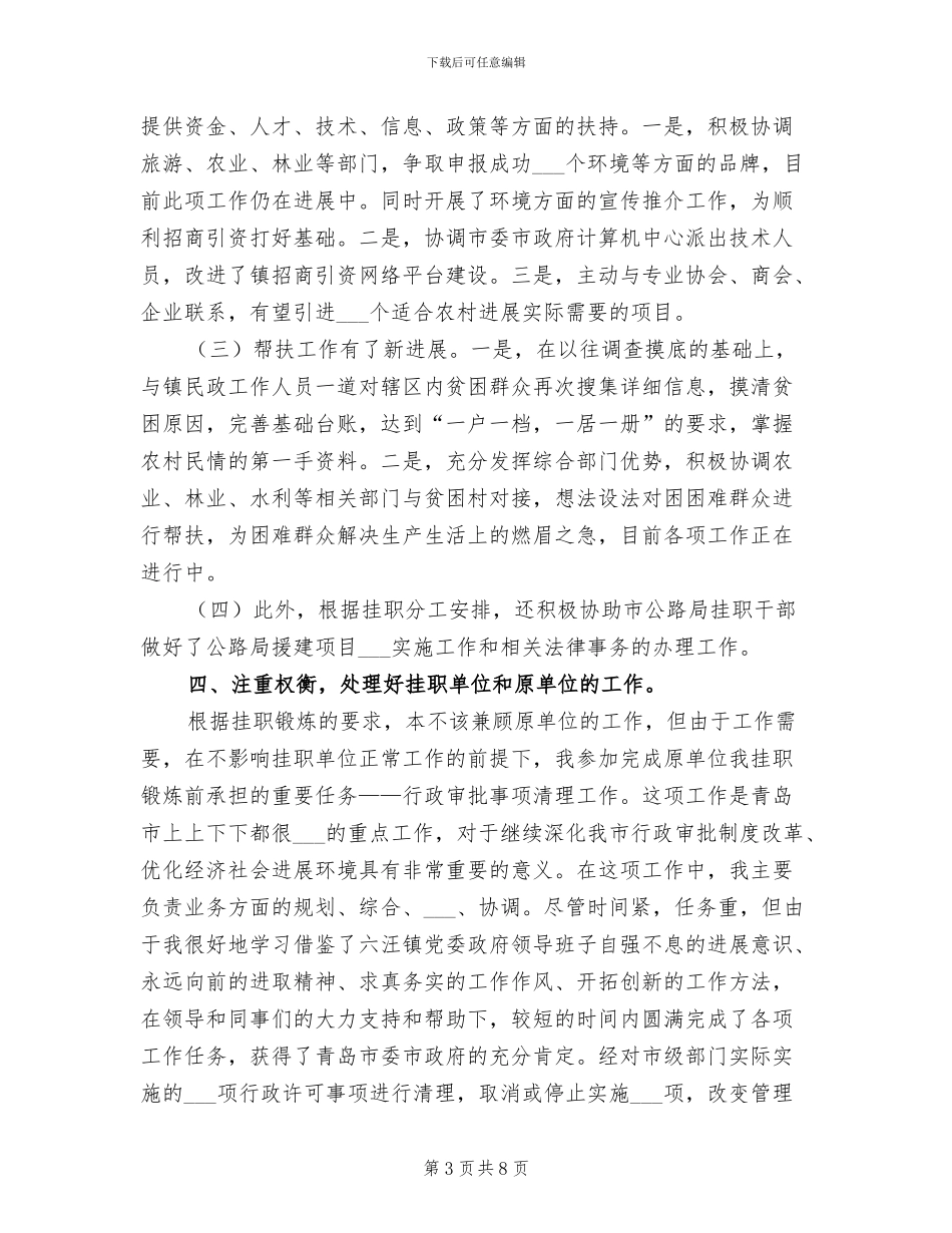 2024挂职干部个人工作总结_第3页