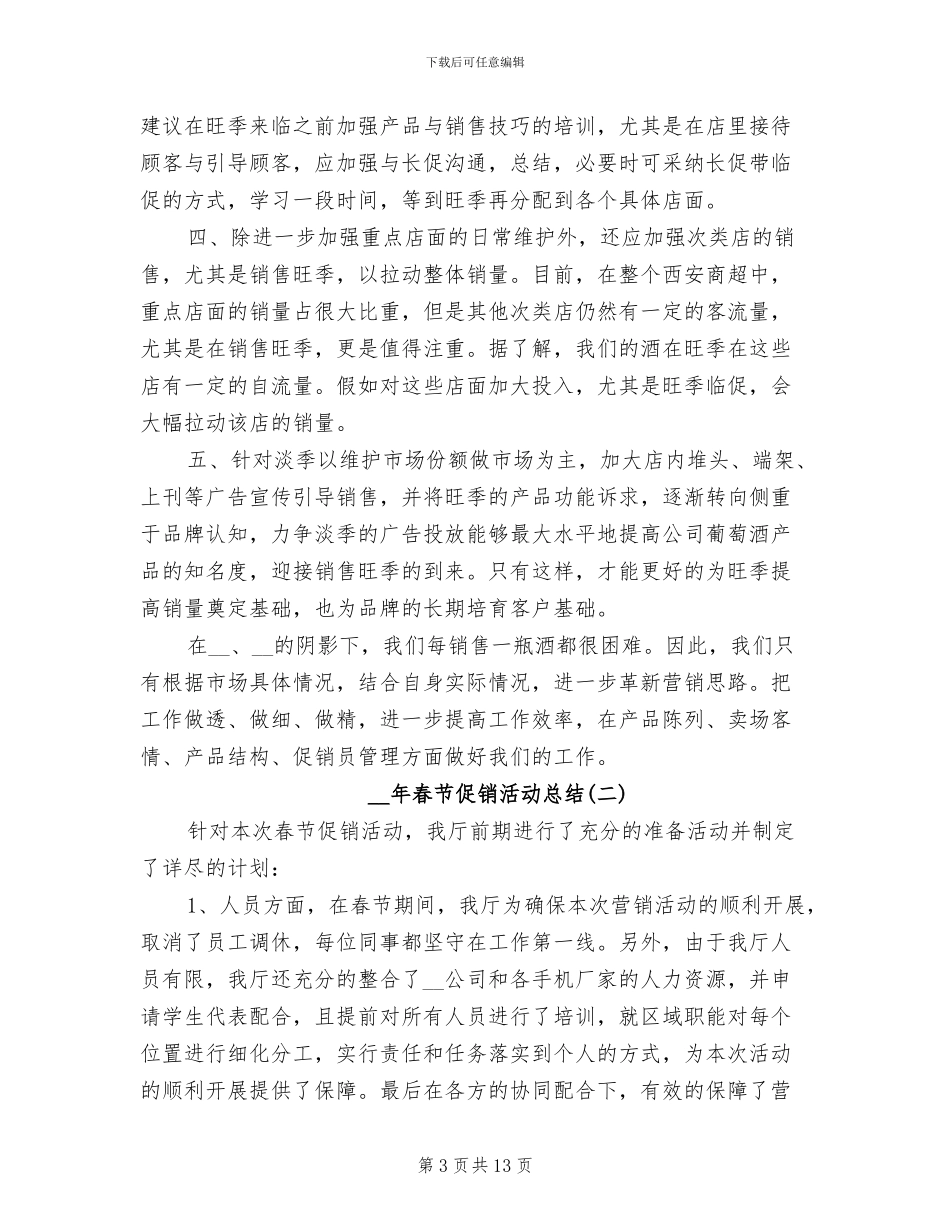 2024春节促销活动总结_第3页