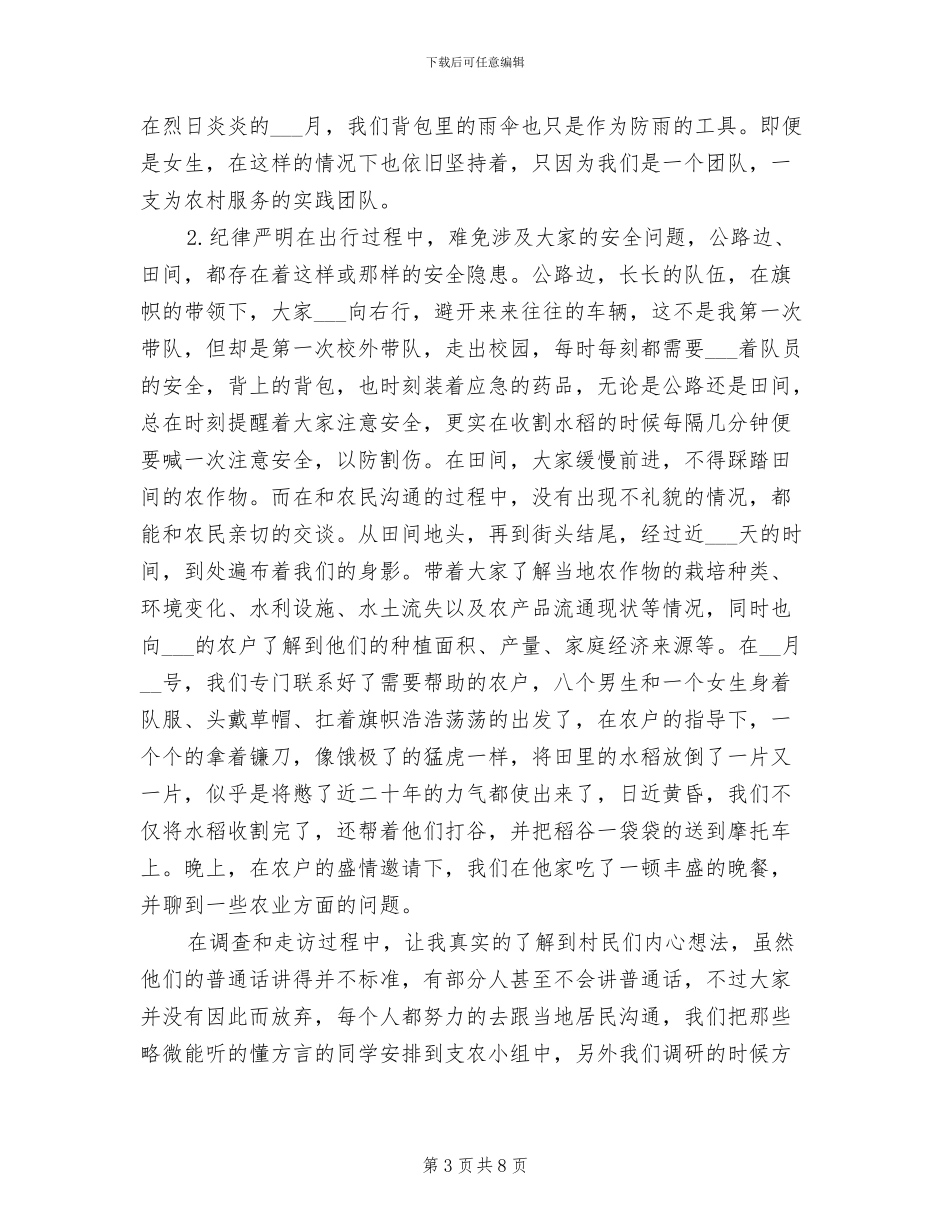 2024暑期三下乡实践总结_第3页