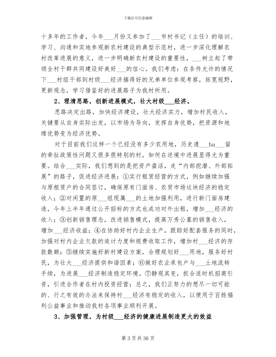 2024村级工作总结_第3页