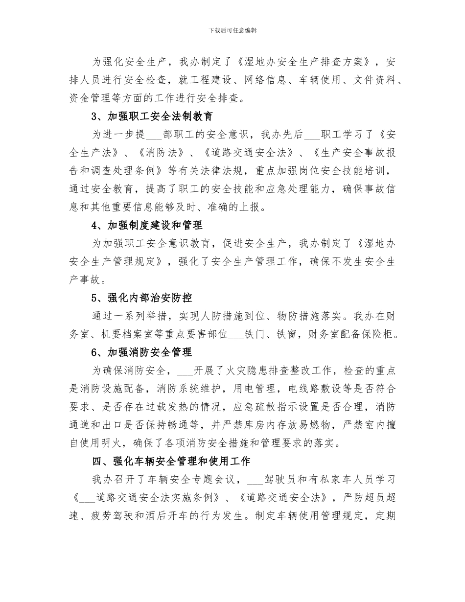 2024某办安全生产大检查总结_第2页