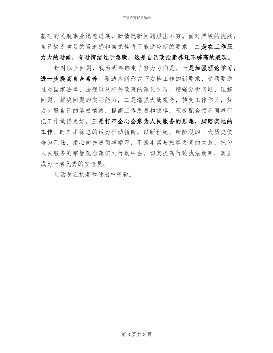 2024民航个人工作总结_第3页