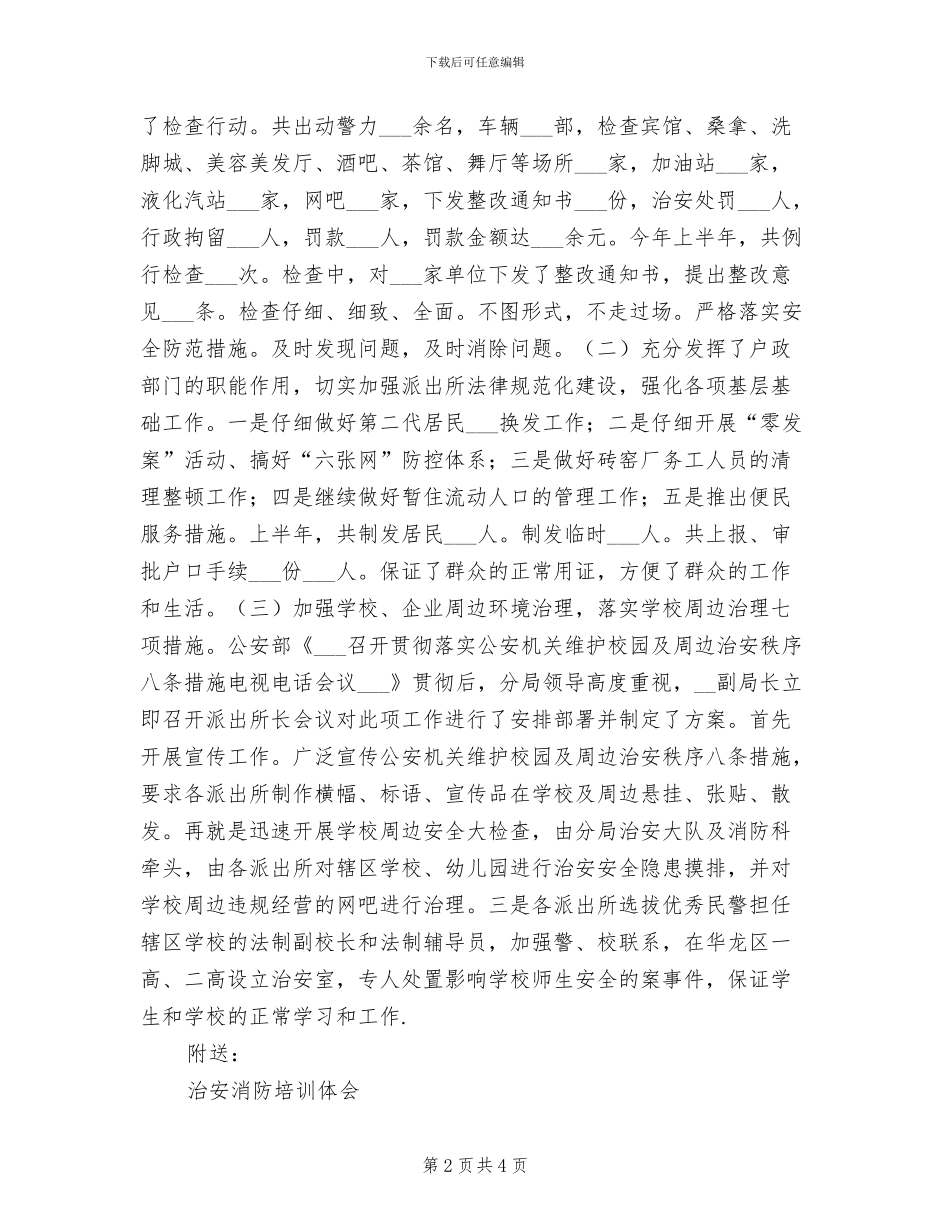 2024治安大队工作总结_第2页