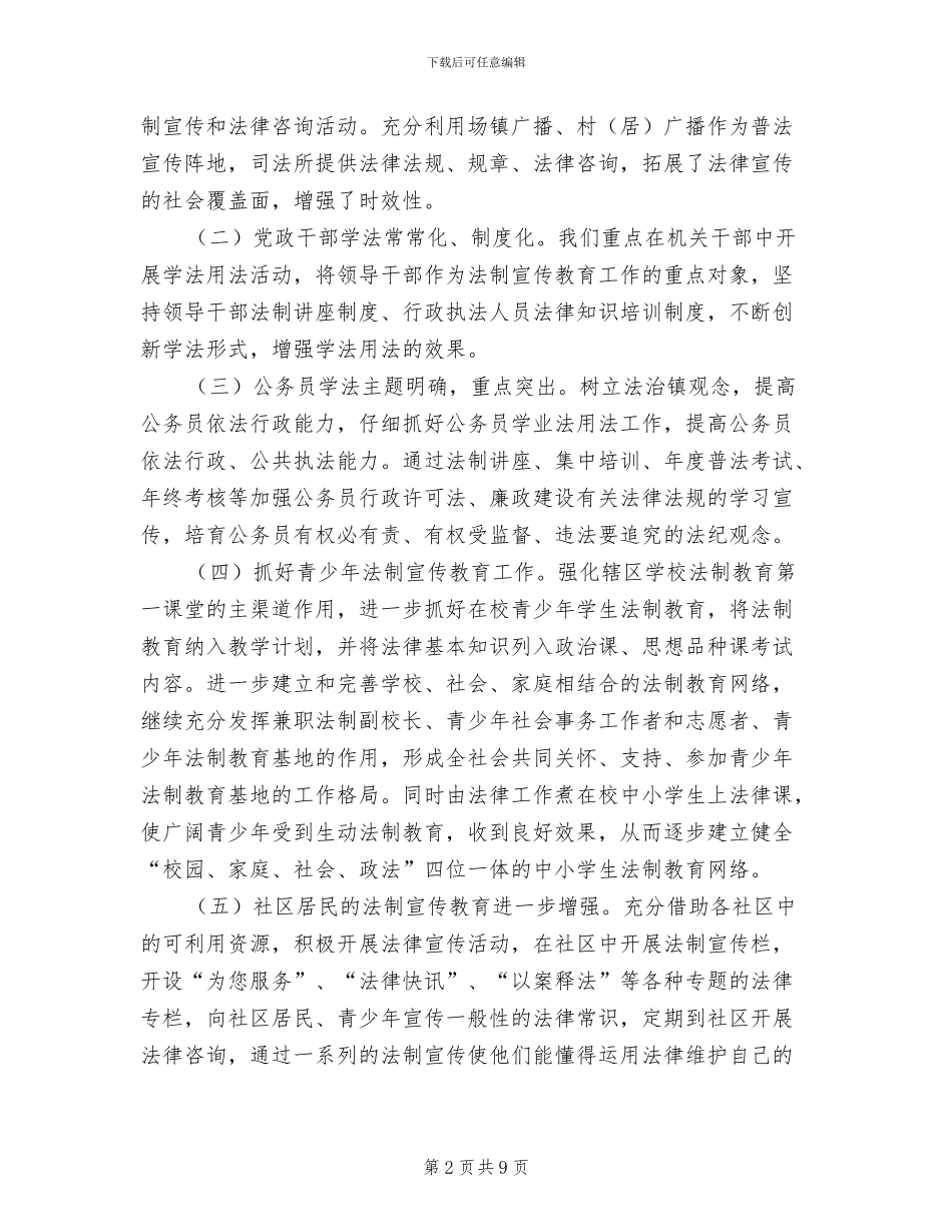 2024法治建设工作总结_第2页