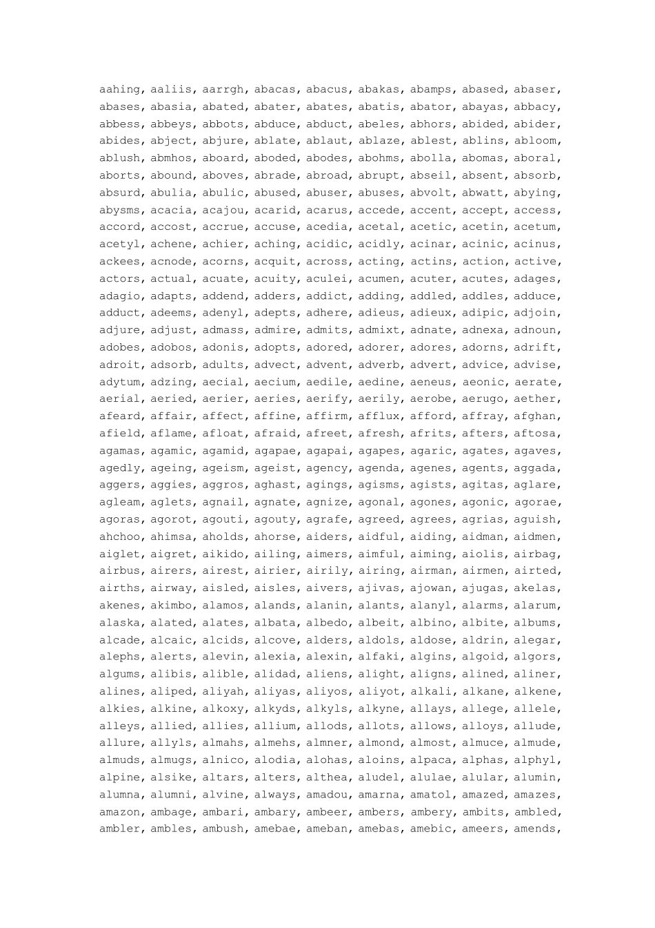 7个字母的单词(7个字母的英文单词全集)_第1页