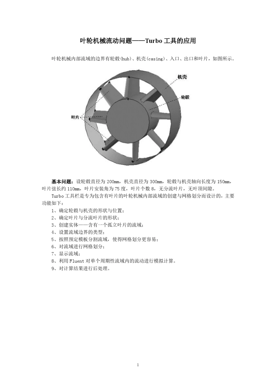 7叶轮机械——Turbo工具的应用_第1页