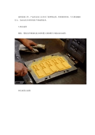 7种成型工艺