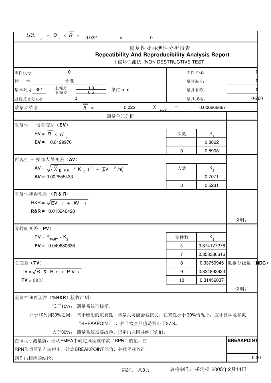 7重复性和再现性长度MSA_第2页