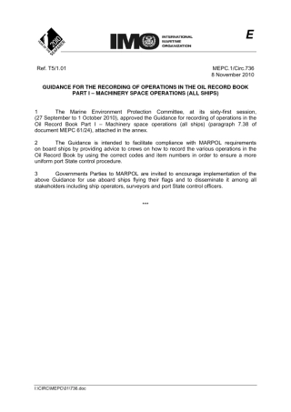 8(国际船舶)《油类记录簿》记录指南