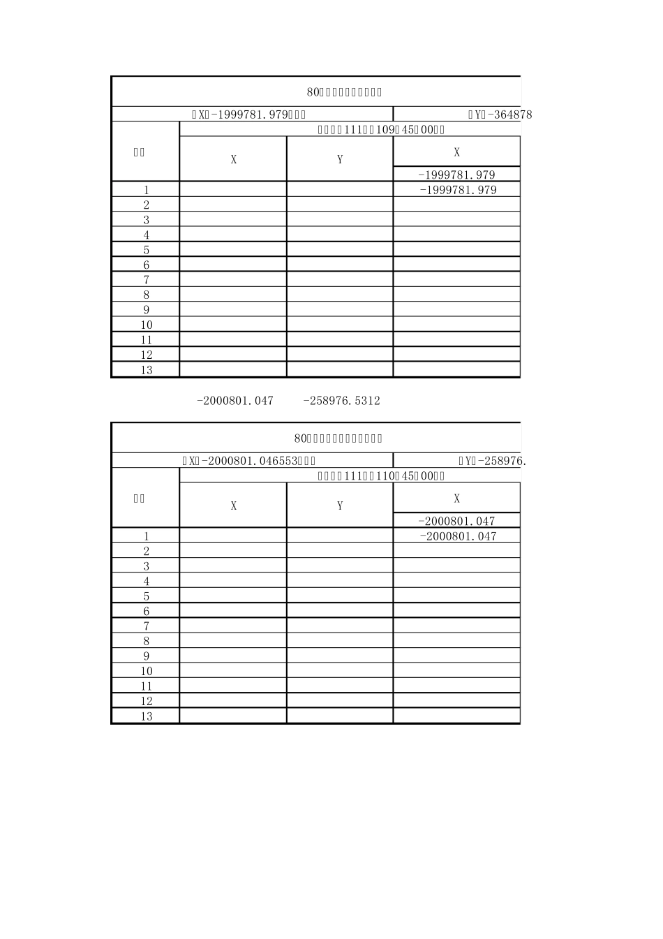 80坐标转换计算表_第2页