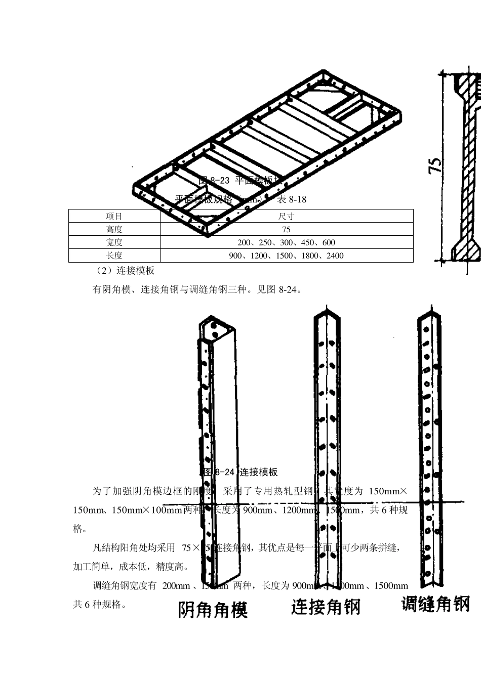 813钢框木(竹)胶合板模板_第2页