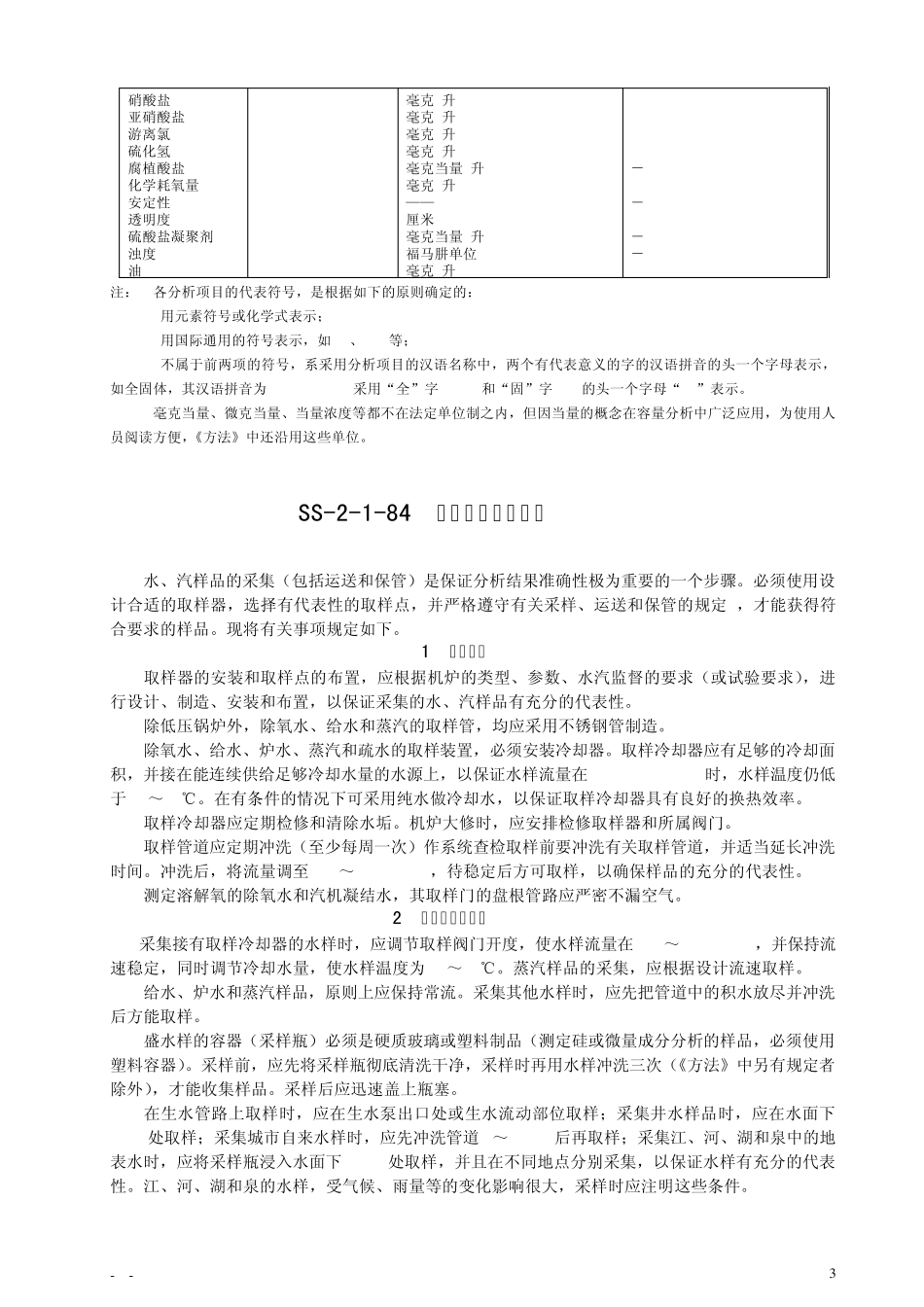 84版火力发电厂水汽试验方法_第3页