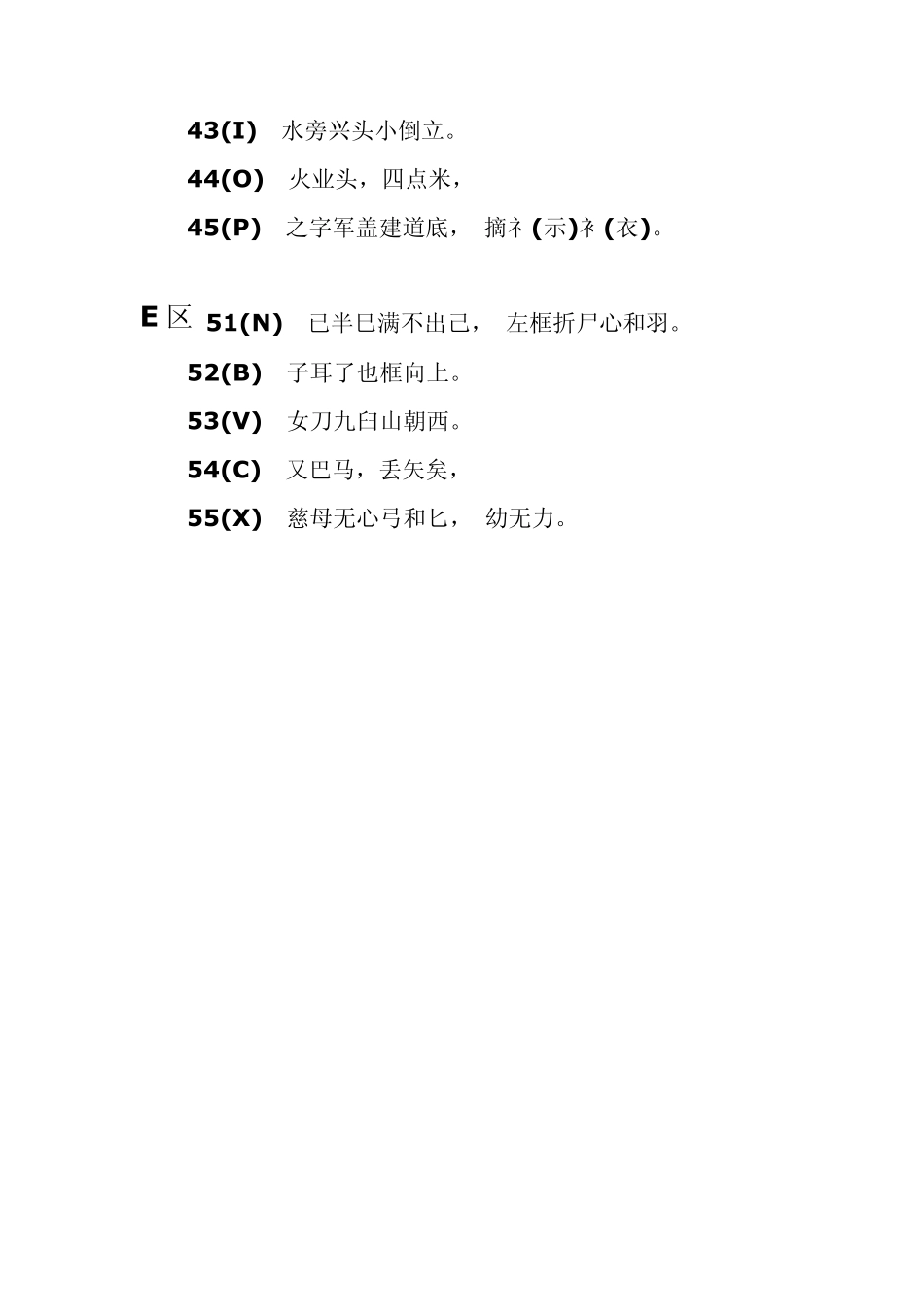 86版五笔字根表带口诀图_第2页