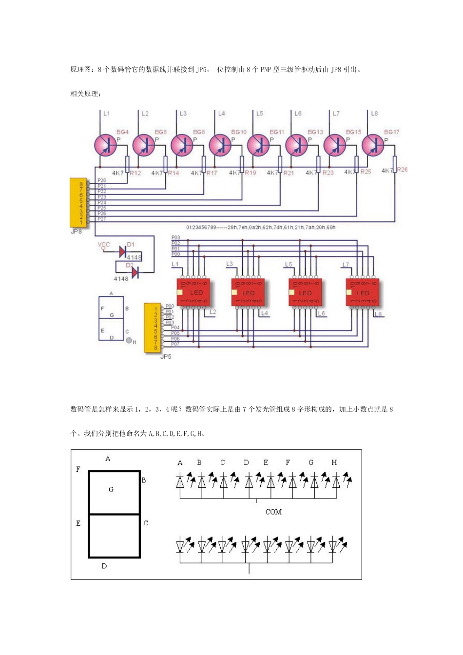 8段数码管动态显示详解_第1页