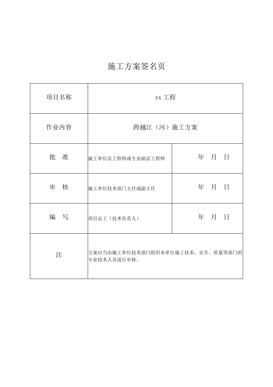 9.XX工程跨越江(河)施工方案_第2页