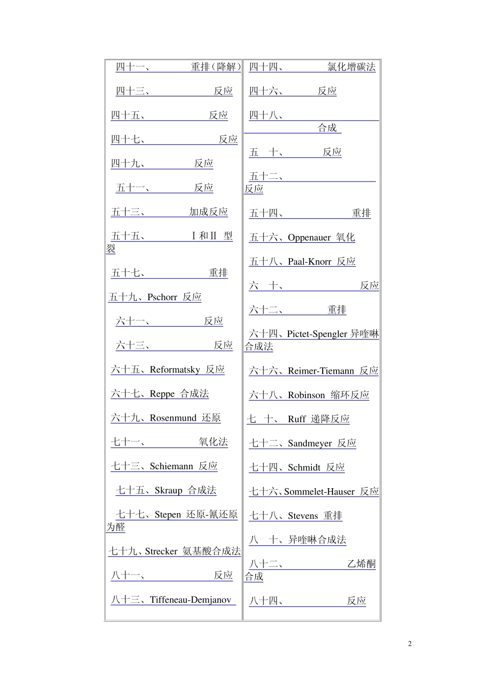 96个常用有机反应机理_第2页