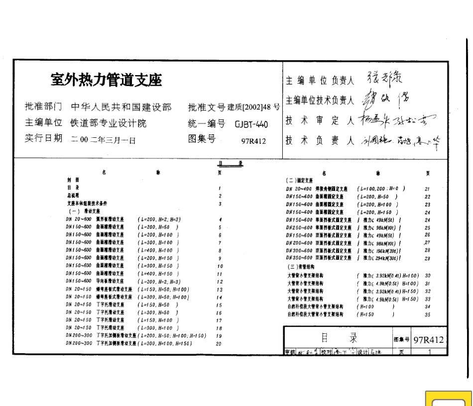 97R412室外热力管道支座_第2页