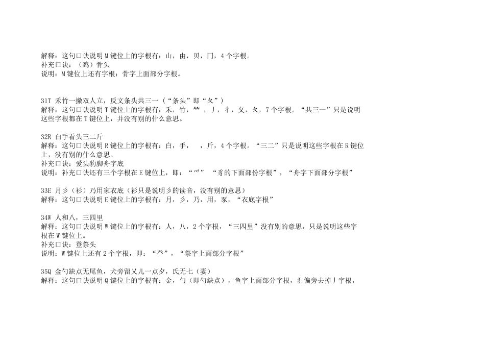 98版五笔字根表_第3页