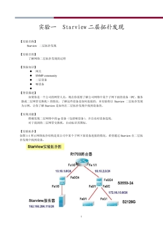 99[工程实验室][Starview二层拓扑发现]