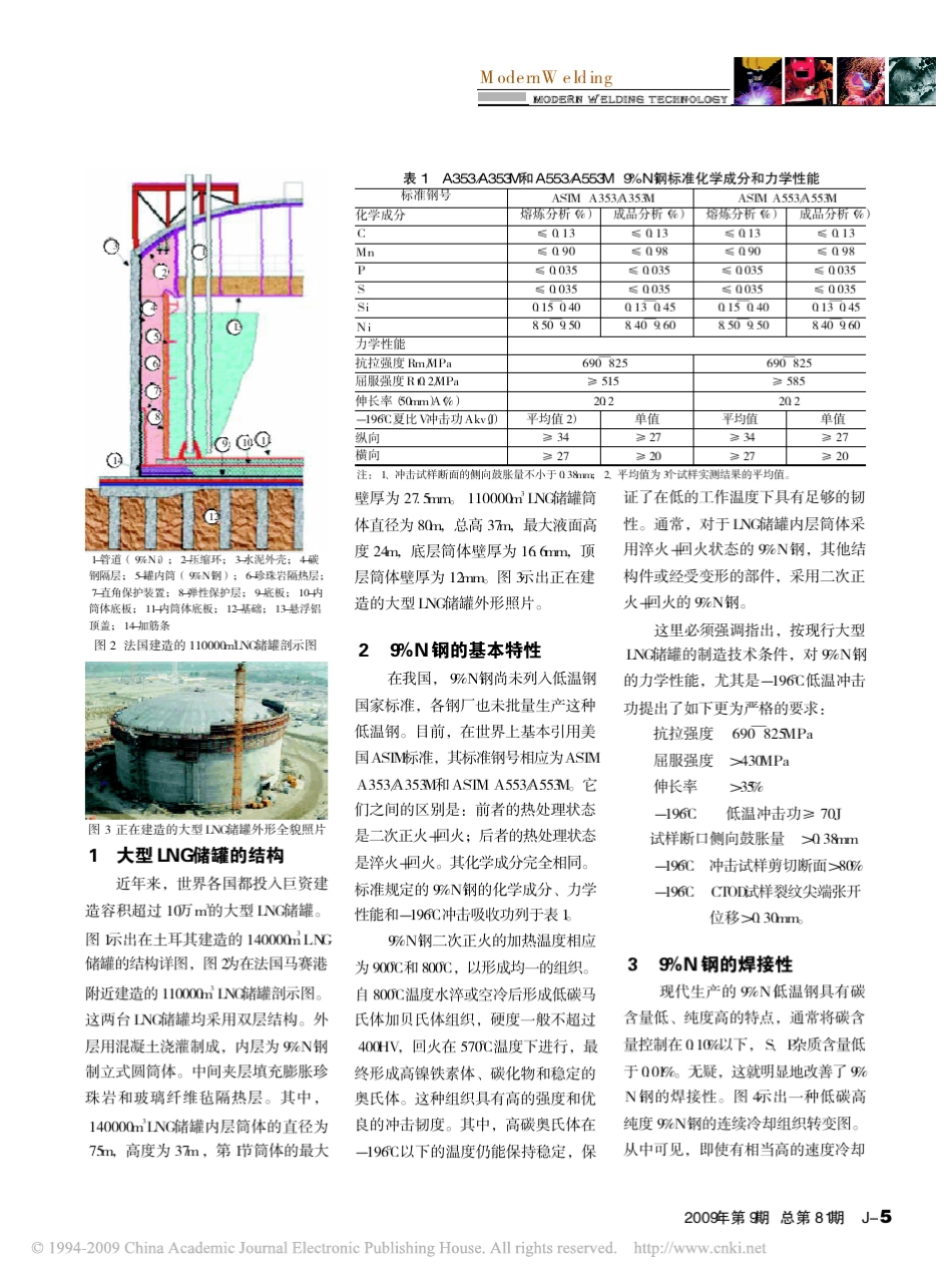 9_Ni钢液化天然气_LNG_大型储罐焊接技术的进展_第2页